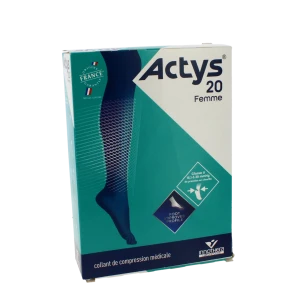 Actys 20 Collant Pf Femme Noir T2n