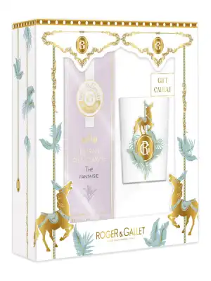 Roger & Gallet Coffret Extrait De Cologne Thé Fantaisie 100ml + Bougie Parfumée Feu De Bois 60g à JOINVILLE-LE-PONT
