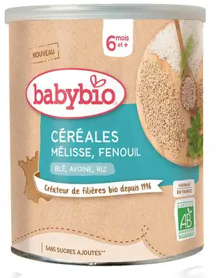 Babybio Céréales Mélisse Fenouil Cannelle à CHASSE SUR RHÔNE