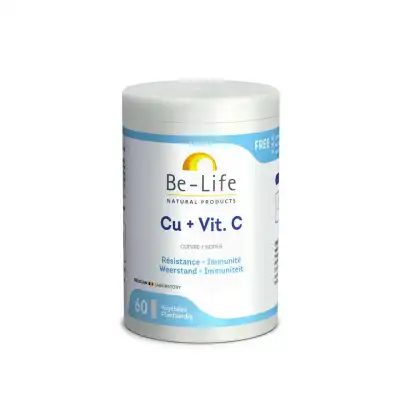 Be-life Cu + Vitamine C Gélules B/60 à Gardanne
