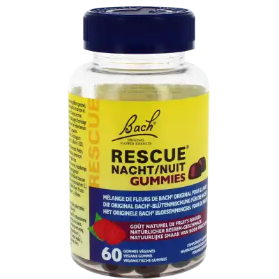 Rescue Nuit Gummies Gomme Fruits Rouges Pot/60 à Saint-Maximin