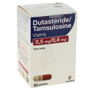 Dutasteride/tamsulosine Viatris 0,5 Mg/0,4 Mg, Gélule