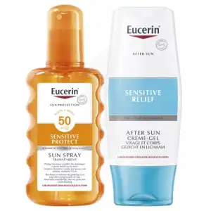 Eucerin Sun Sensitive Protect Spf50 Coffret Spray Transparent à Belleville en Beaujolais