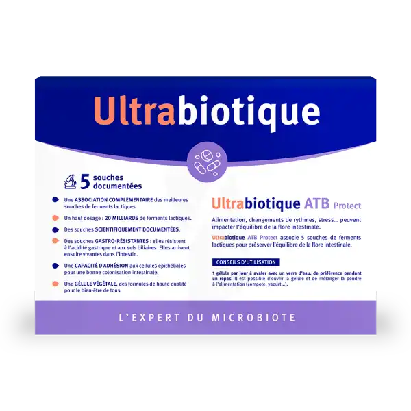 Nutrisanté Ultrabiotique Atb Protect Gélules B/10