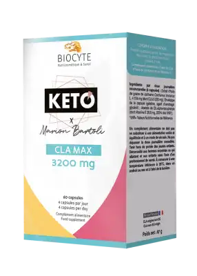 Biocyte Keto Cla Max Caps B/60 à Beaujeu-Saint-Vallier-Pierrejux-et-Quitteur