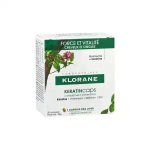 Klorane Keratincaps Anti-chûte Boîte 30 Caps à PERTUIS