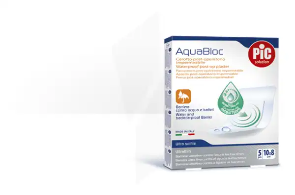 Pic Aquabloc Post-op Pansement Soins Plaies 10x15cm B/5