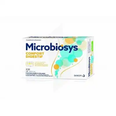 Microbiosys Confort Digestif Gélules B/30 à MONSWILLER