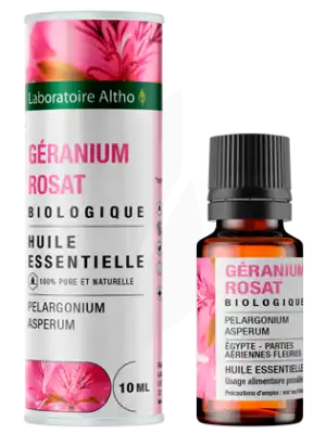 Laboratoire Altho Huile Essentielle Géranium rosat Bio 10ml