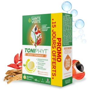 Santé Verte Toniphyt Boost Comprimés Effervescents Citron Vert Menthe B/45