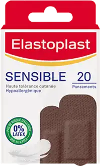 Elastoplast Sensitive Pansements Peau Sensible Noire 2 Formats B/20 à Bordeaux