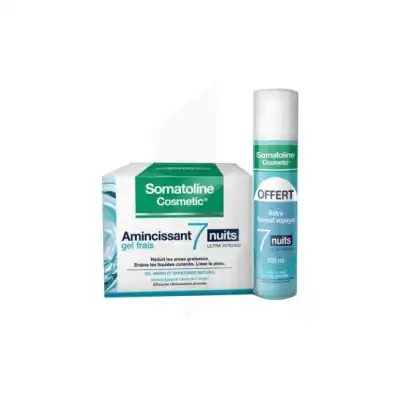 Somatoline Cosmetic Trait Gel Amincissant Ultra Intensif 7 Nuits Pot/400ml+pot/100ml à JACOU