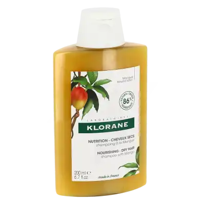 Klorane Mangue Shampooing nutrition cheveux secs 200ml