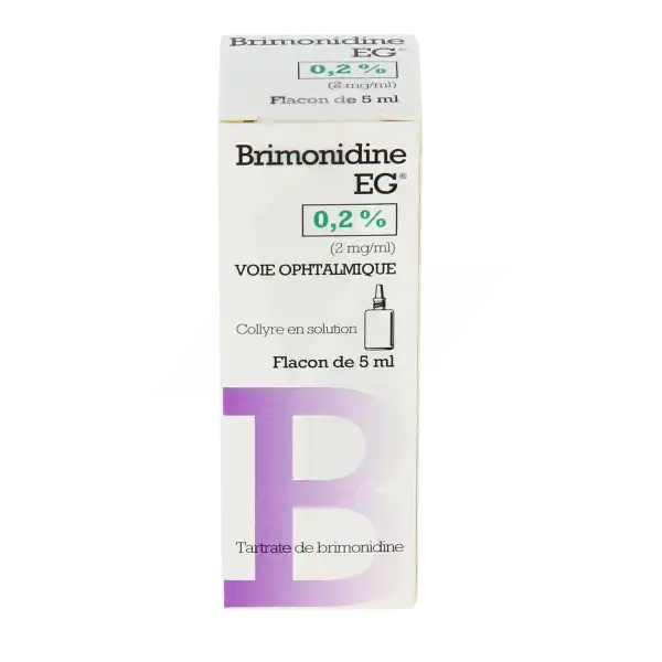 Brimonidine Eg 0,2 % (2 Mg/ml), Collyre En Solution