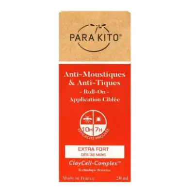 Para'kito Anti-moustiques & Anti-tiques Lot Extra Forte Roll-on/20ml à ODOS