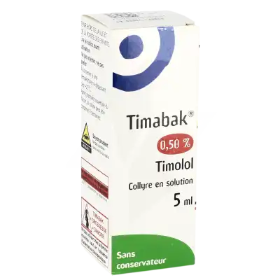 Timabak 0,50 %, Collyre En Solution à Bressuire