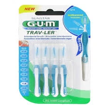 Gum Trav - Ler, 1,6 Mm, Manche Bleu , Blister 4