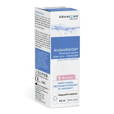 Rhinargion® Spray Nasal Flacon 20 Ml à MONTEUX