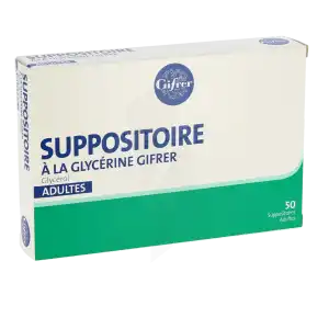 Suppositoire A La Glycerine Gifrer Adultes, Suppositoire à BOURG-SAINT-MAURICE