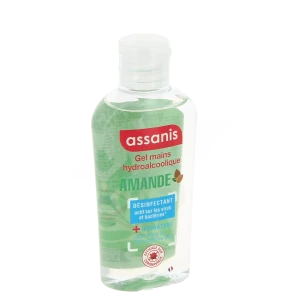 Assanis Pocket Gel Hydroalcoolique Amande Douce Fl/80ml