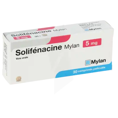 Solifenacine Viatris 5 Mg, Comprimé Pelliculé à Paris