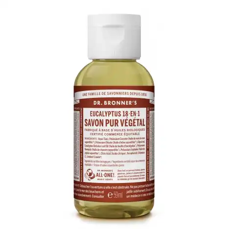 Dr Bronner's Savon Liquide Eucalyptus 59 Ml