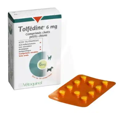 Tolfedine 6mg Cpr B/20 à Eysines