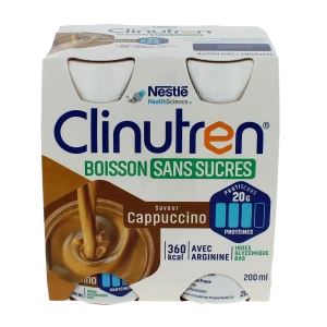 Clinutren Boisson Ss Suc Nutrim Cappu 4/200ml