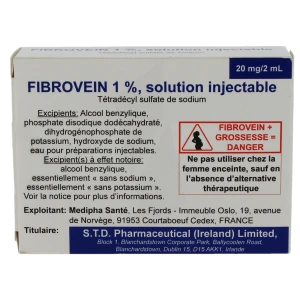 Fibrovein 1 %, Solution Injectable