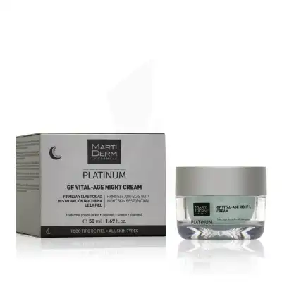 Martiderm Platinum Gf Vital-age Night Cream 50ml à BRIÉ-ET-ANGONNES