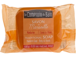Le Comptoir Du Bain Savon De Marseille Mandarine-sauge