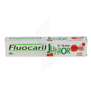 Fluocaril Junior Dentifrice Fruits Rouges 6-12ans T/75ml