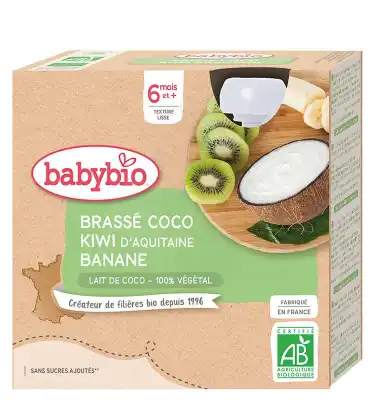 Babybio Gourde Brassé Lait De Coco Kiwi Banane à Mérignac