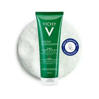 Vichy Normaderm 3 En 1 Nettoyant Exfoliant Et Masque Tube/125ml à Touques