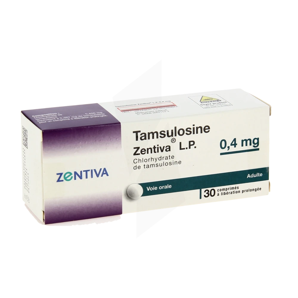 Tamsulosine Zentiva Lp 0.4 Mg, Comprimé à Libération Prolongée