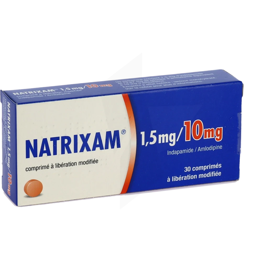 Natrixam 1,5 Mg/10 Mg, Comprimé à Libération Modifiée