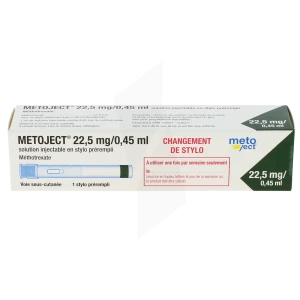 Metoject 22,5 Mg/0,45 Ml, Solution Injectable En Stylo Prérempli