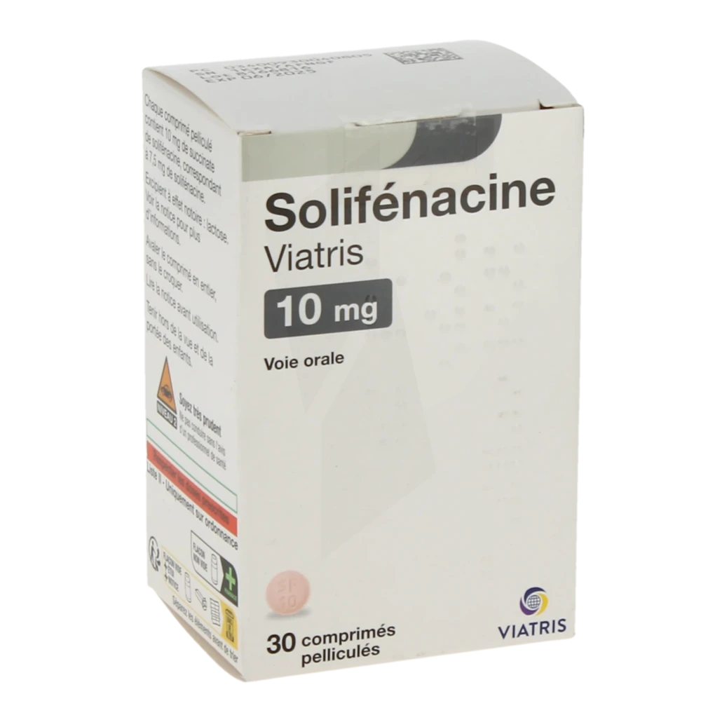 Solifenacine Viatris 10 Mg, Comprimé Pelliculé