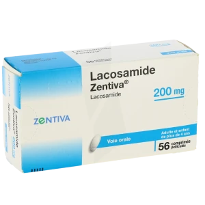 Lacosamide Zentiva 200 Mg, Comprimé Pelliculé