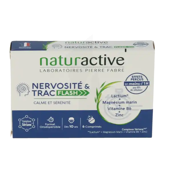 Naturactive Nervosite & Trac Flash Cpr B/6
