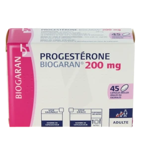 Progesterone Biogaran 200 Mg, Capsule Molle Ou Capsule Molle Vaginale