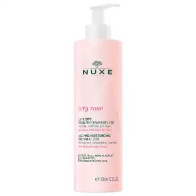 Nuxe Very Rose Lait Corps Fl Pompe/400ml à Gourbeyre
