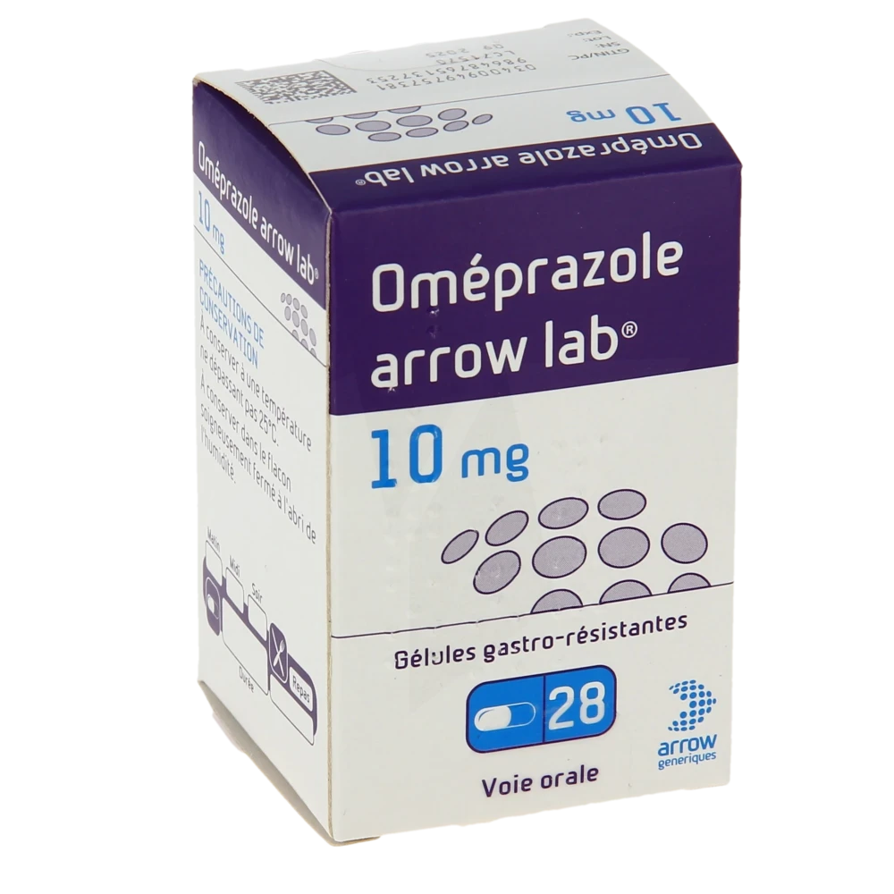 Omeprazole Arrow Lab 10 Mg, Gélule Gastro-résistante