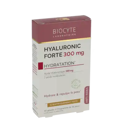 Biocyte Hyaluronic Forte 300mg Gélules B/30 à VALENCE