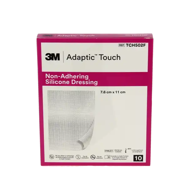 Adaptic Touch Pansement Siliconé Non Adhérent