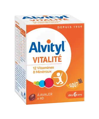 Alvityl Vitalité à Avaler Comprimés B/40 à Drocourt