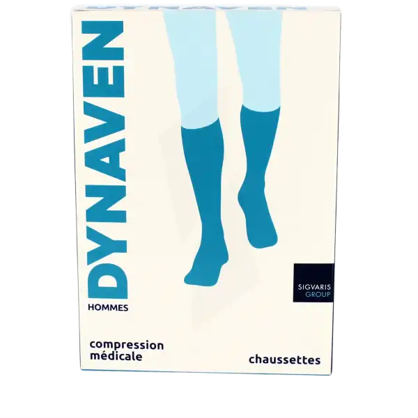 Dynaven Fin Chaussettes  Homme Classe 2 Noir Xx Large Normal