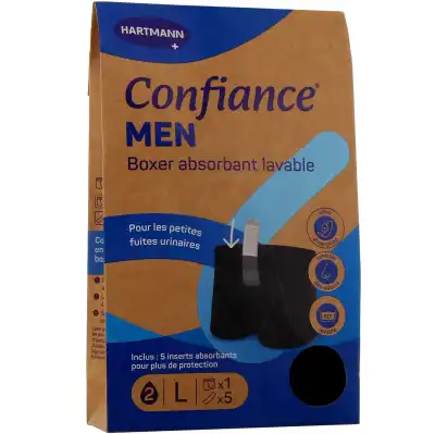 Confiance Men Boxer Lavable +inserts Tl à Albi