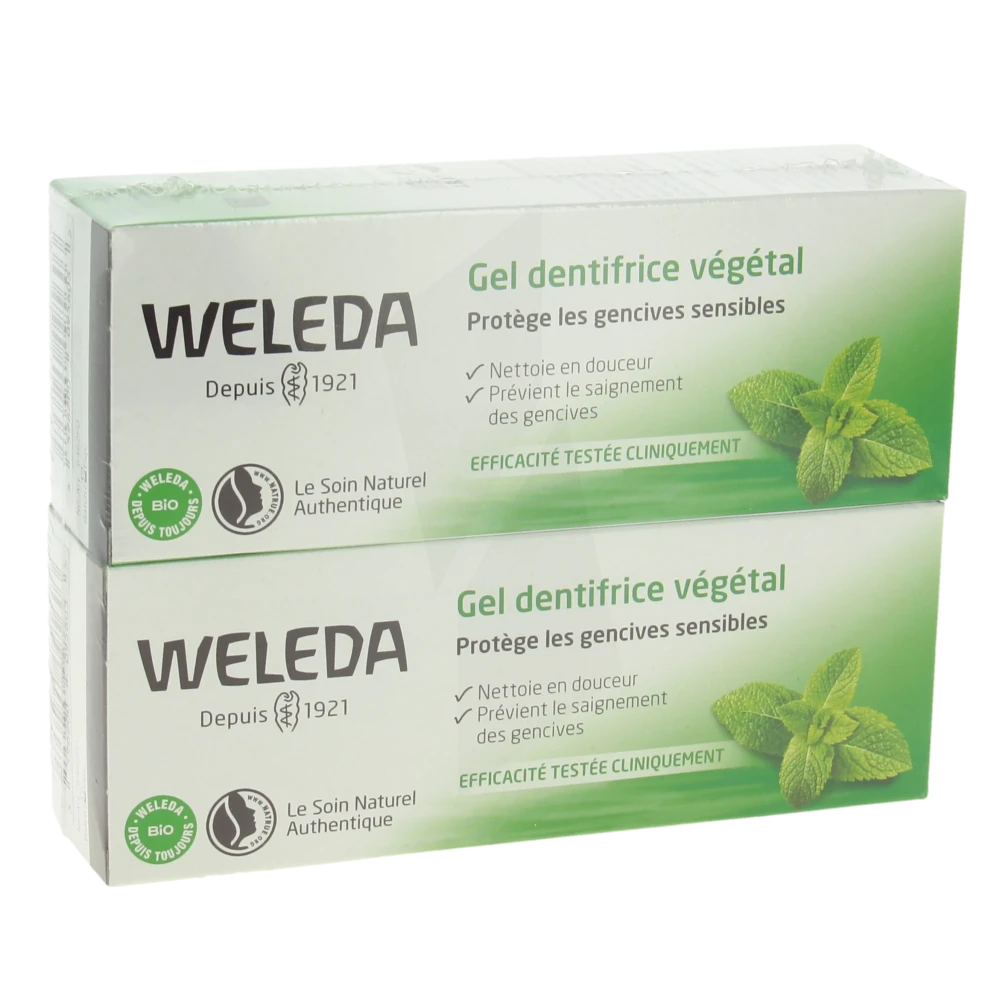 Weleda Soins Bucco-dentaires Gel Dentifrice Végétal 2t/75ml