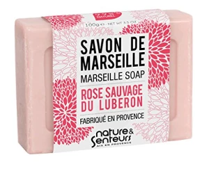 Natures&senteurs Savon De Marseille Pain De Savon - Rose Sauvage Du Luberon -
